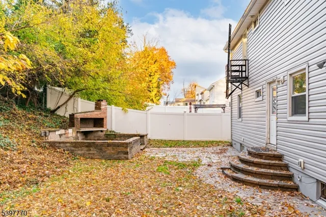 a view of a terrace with chairs