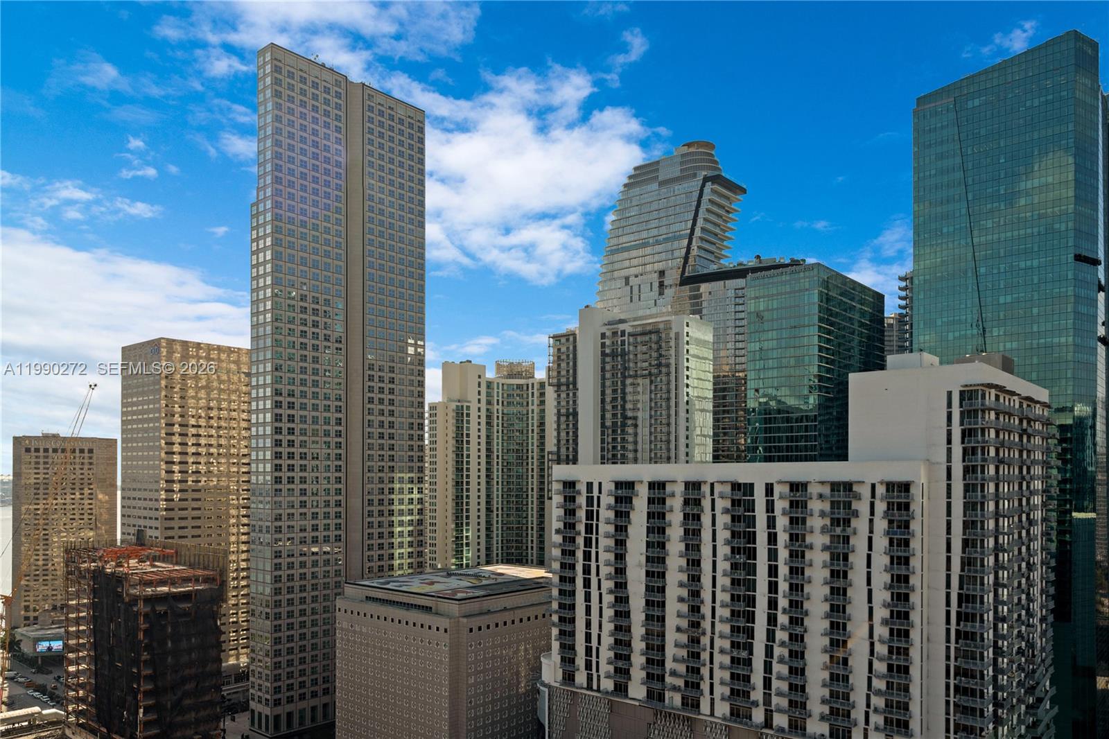 151 Southeast 1st Street, Unit 2802 Miami, FL 33131 - Photo 25 of 31 a view of city with tall buildings