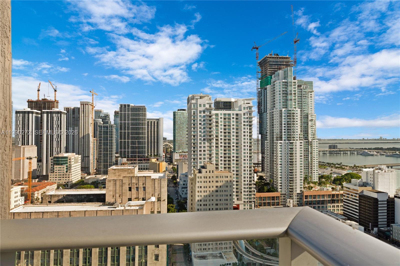 151 Southeast 1st Street, Unit 2802 Miami, FL 33131 - Photo 28 of 31 a view of balcony with city view