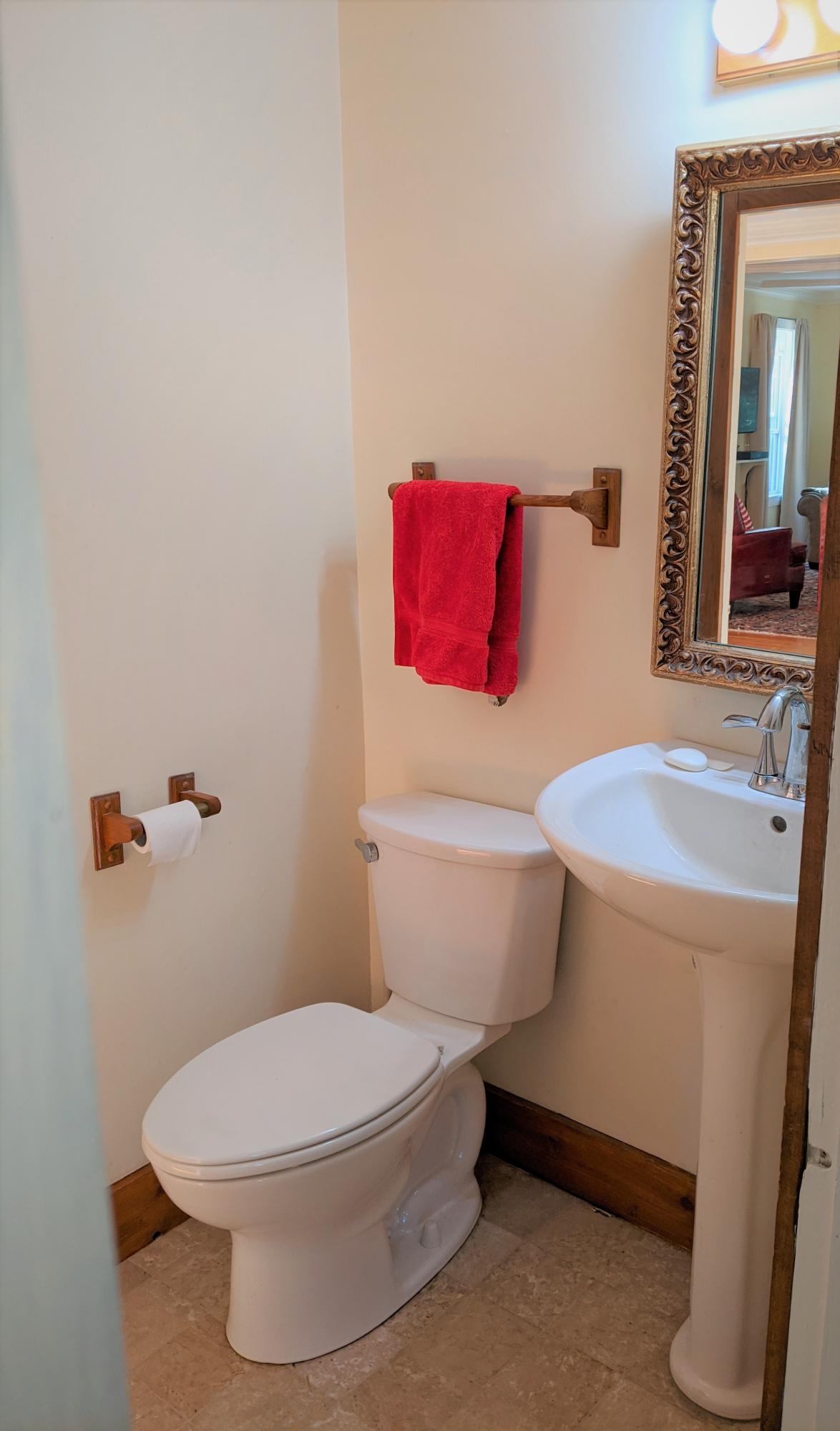 41 Summit Road Boothbay Harbor, ME 04538 - Photo 14 of 33 41 Summit Rd downstairs restroom