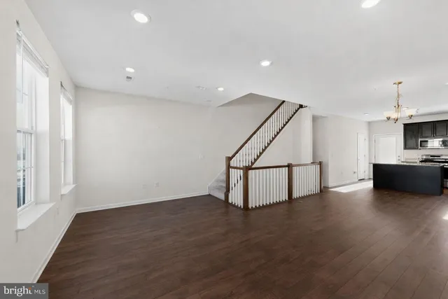 a view of kitchen and microwave