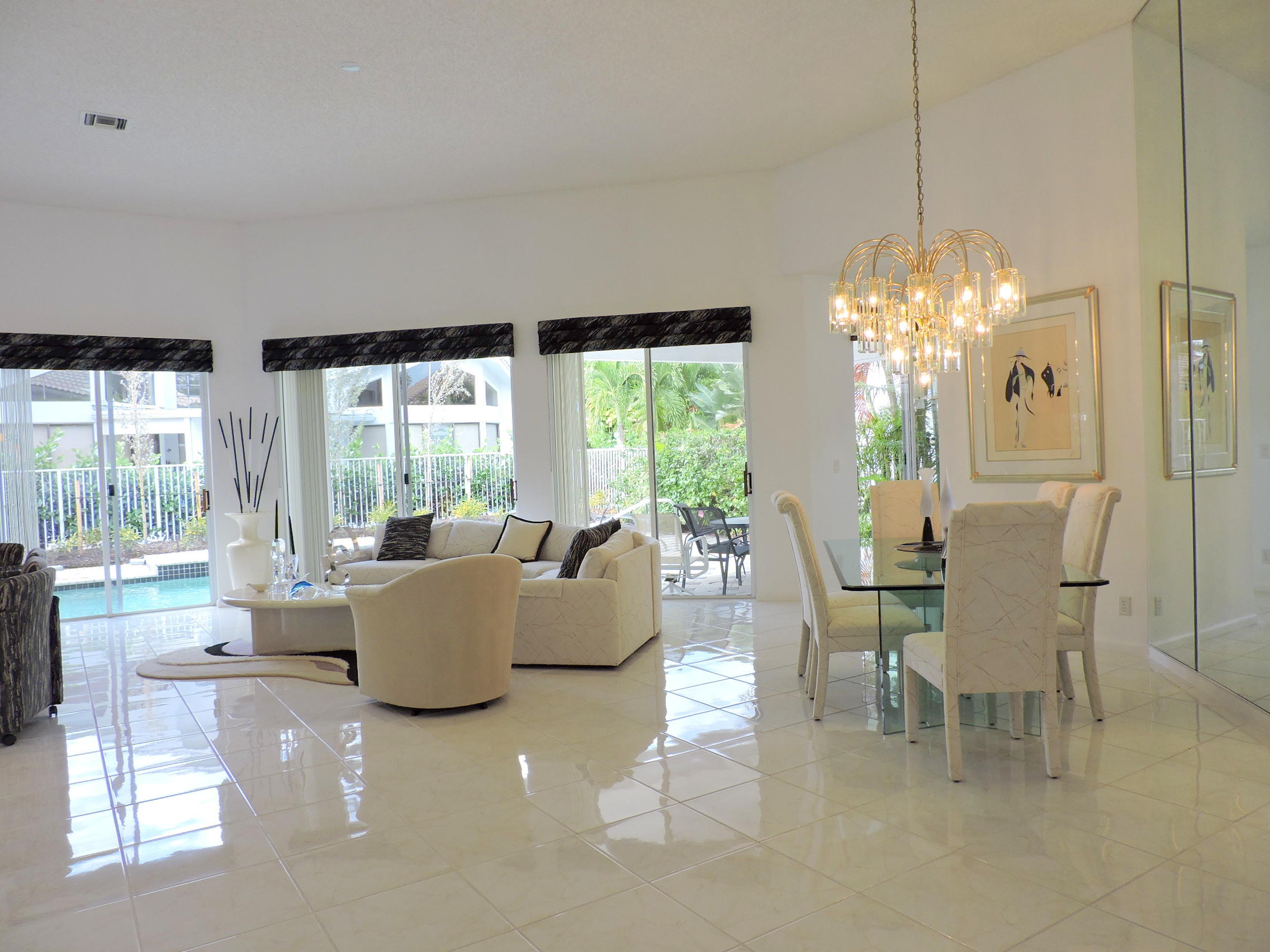 7610 La Corniche Circle Boca Raton, FL 33433 - Photo 7 of 44 Living Room/ Dining Area