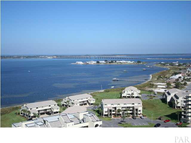 850 Fort Pickens Road, Unit 1310 Gulf Breeze, FL 32561 - Photo 5 of 20 Balcony View from Second Bedroom - Southeast.