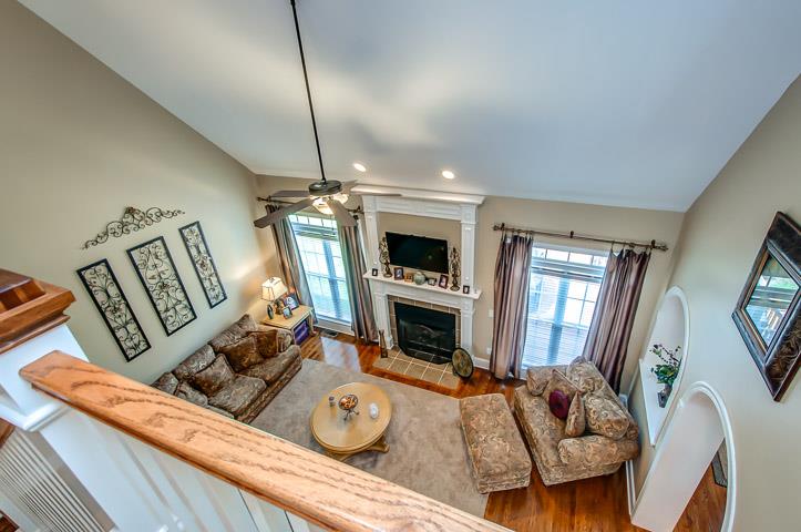 1227 White Rock Road Spring Hill, TN 37174 - Photo 9 of 29 a living room with furniture fireplace and flat screen tv