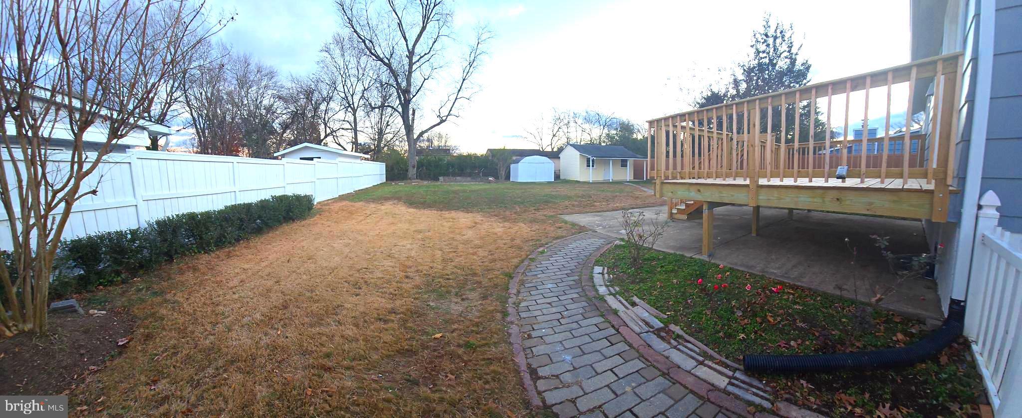 4813 Lawrence Street Alexandria, VA 22309 - Photo 63 of 66 a view of a backyard with sitting area