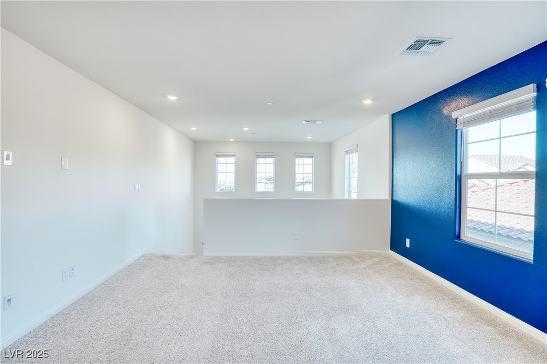 3777 Alla Rocca Avenue Henderson, NV 89044 - Photo 21 of 55 Empty room featuring carpet floors and recessed lighting, upstairs
