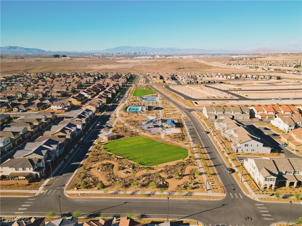 3777 Alla Rocca Avenue Henderson, NV 89044 - Photo 53 of 55 Aerial overview of property's location with nearby suburban area and mountains
