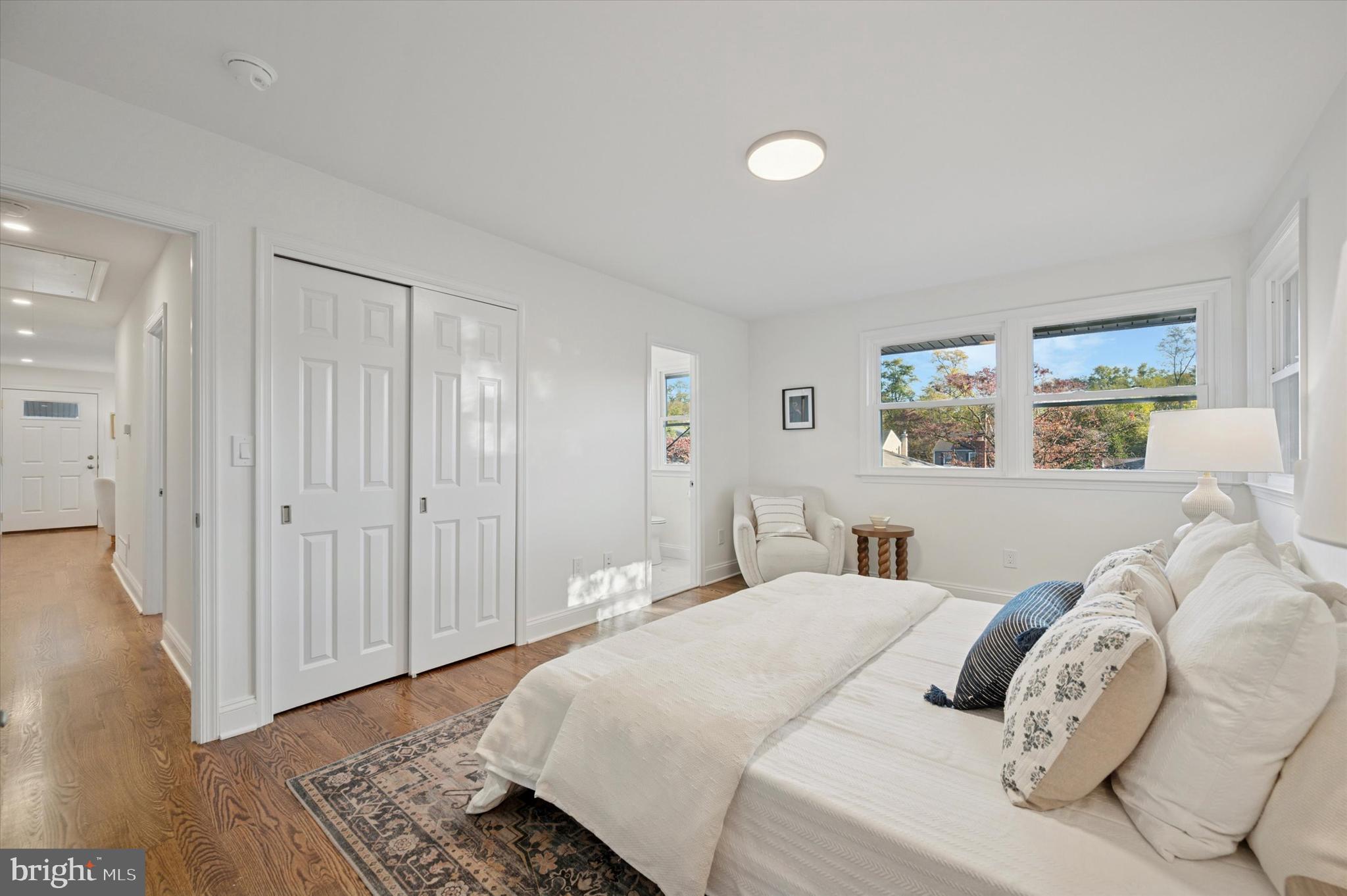 2308 Poplar Road Havertown, PA 19083 - Photo 23 of 25 a bedroom with a large bed and a window