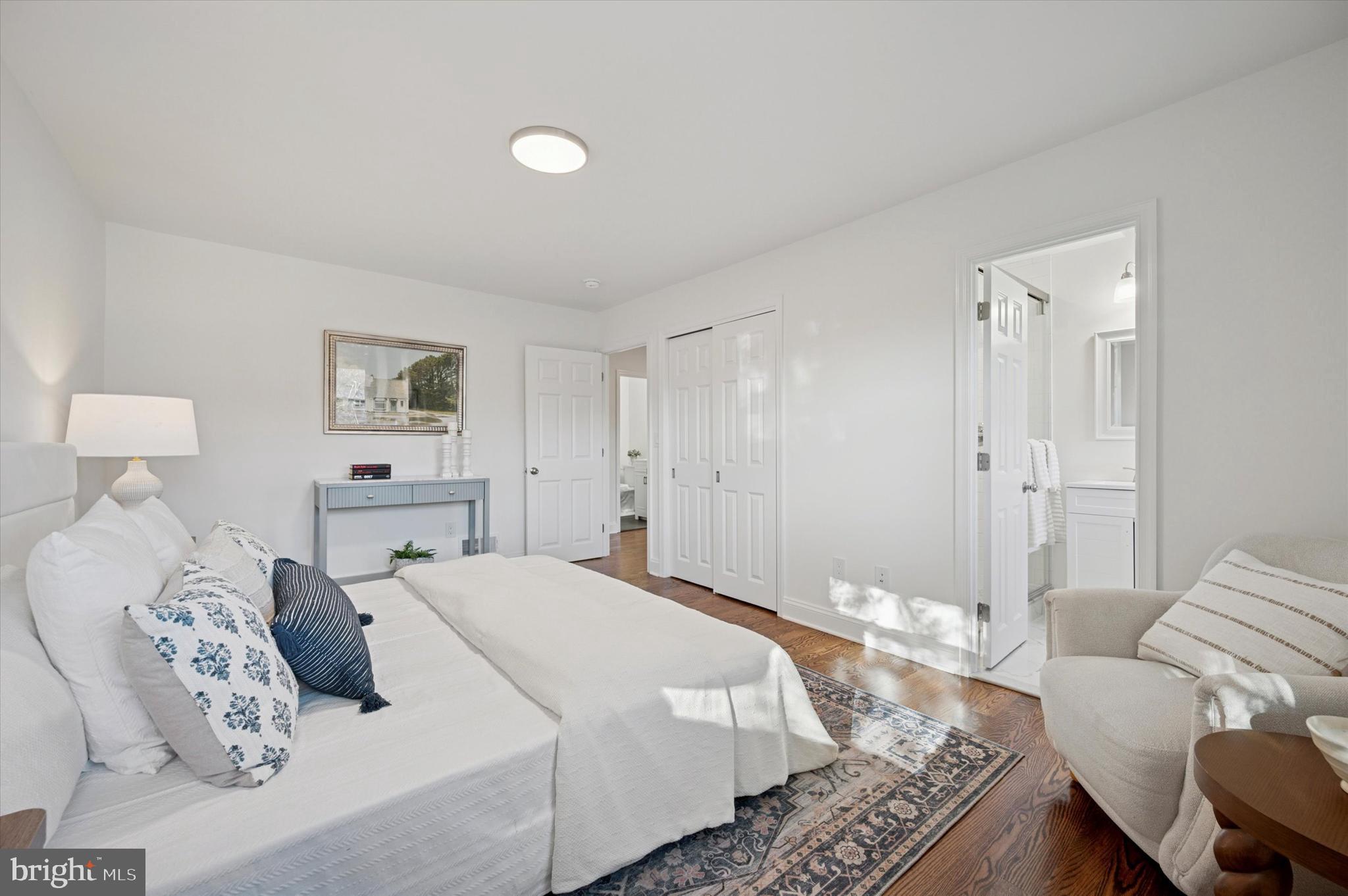 2308 Poplar Road Havertown, PA 19083 - Photo 24 of 25 a bedroom with a bed and a couch