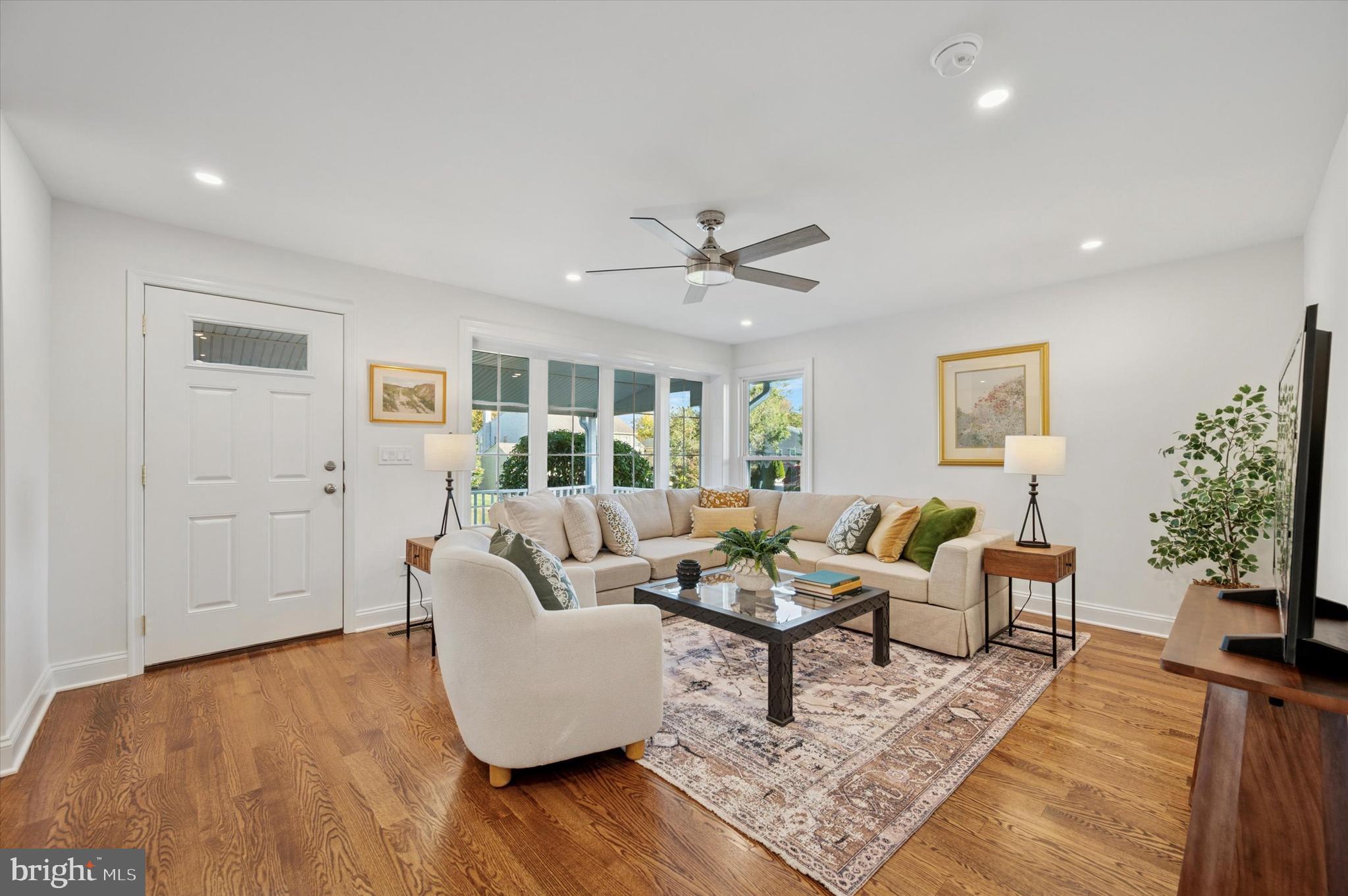 2308 Poplar Road Havertown, PA 19083 - Photo 7 of 25 a living room with furniture and wooden floor