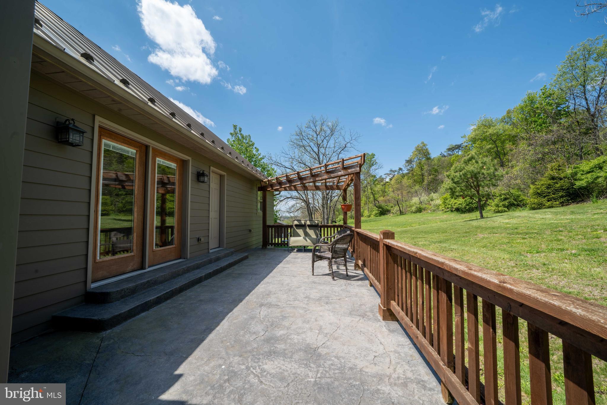 1020 Clark Hill Road Mount Pleasant Mills, PA 17853 - Photo 27 of 76 a view of a porch with furniture and garden