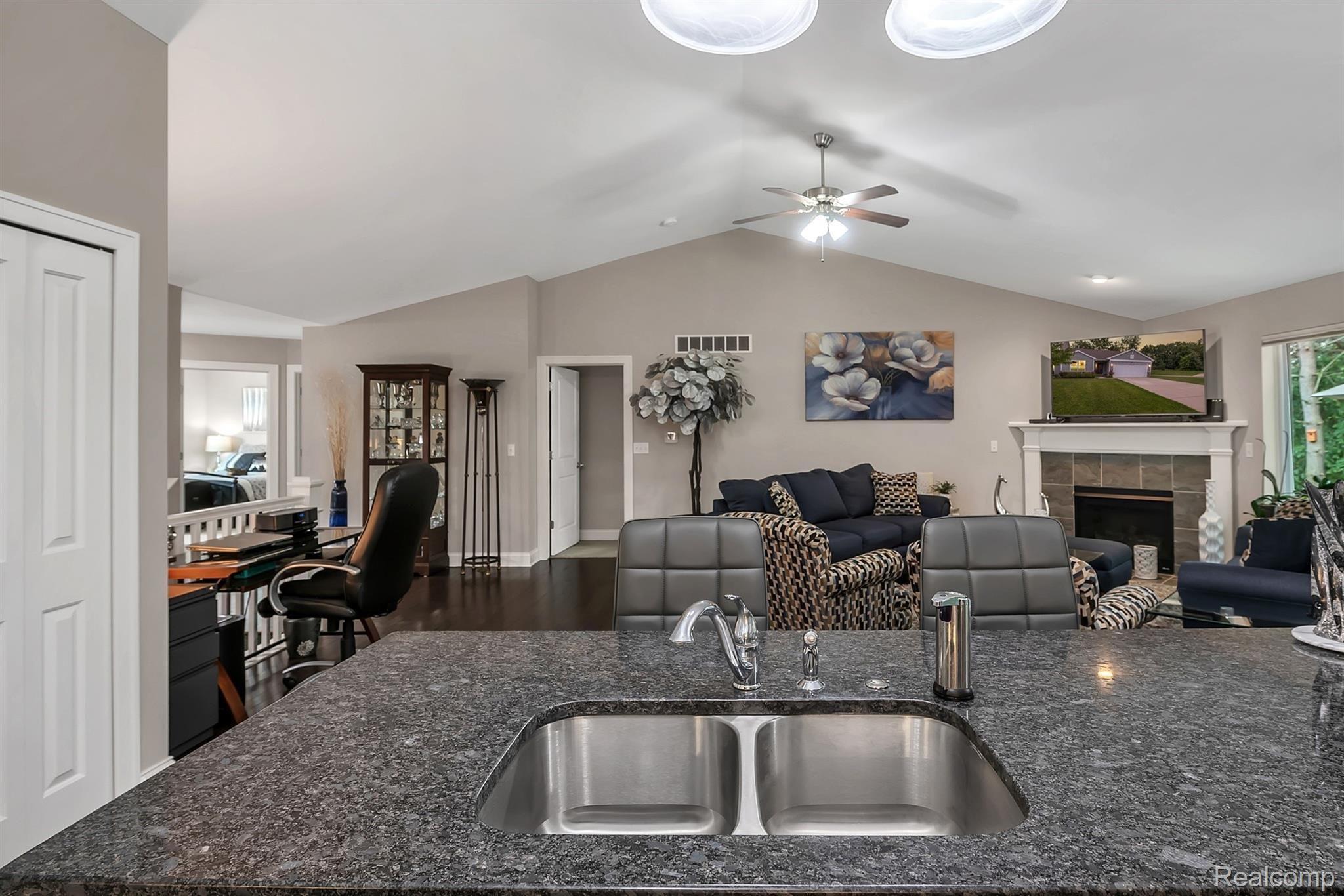 147 Sedum Road Howell, MI 48843 - Photo 6 of 34 Gorgeous Granite ~ Deep Divided Sink