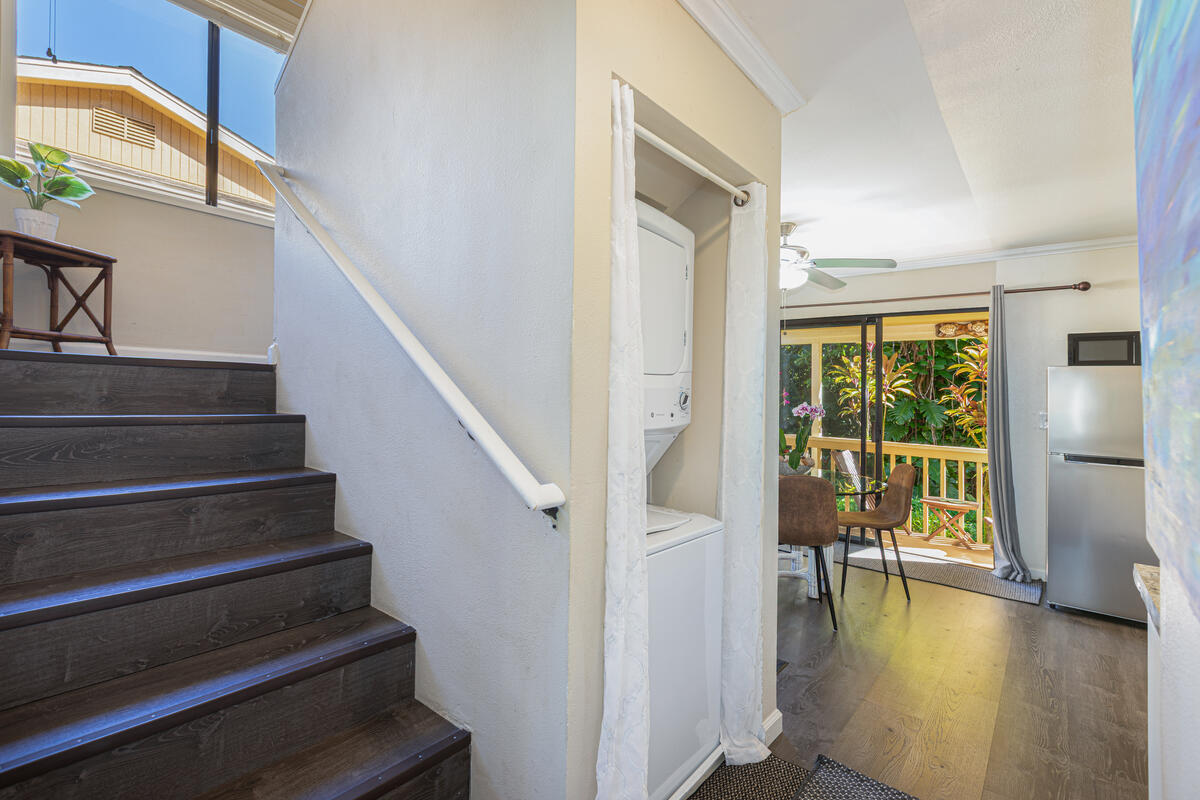 4800 Hanalei Plantation Road, Unit 5A Princeville, HI 96722 - Photo 11 of 20 a view of entryway and hall with wooden floor