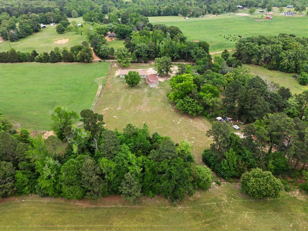 1129 Holly Road Gilmer, TX 75644 - Photo 28 of 31 Expansive property featuring a single-story residence, surrounded by mature trees and open green spaces