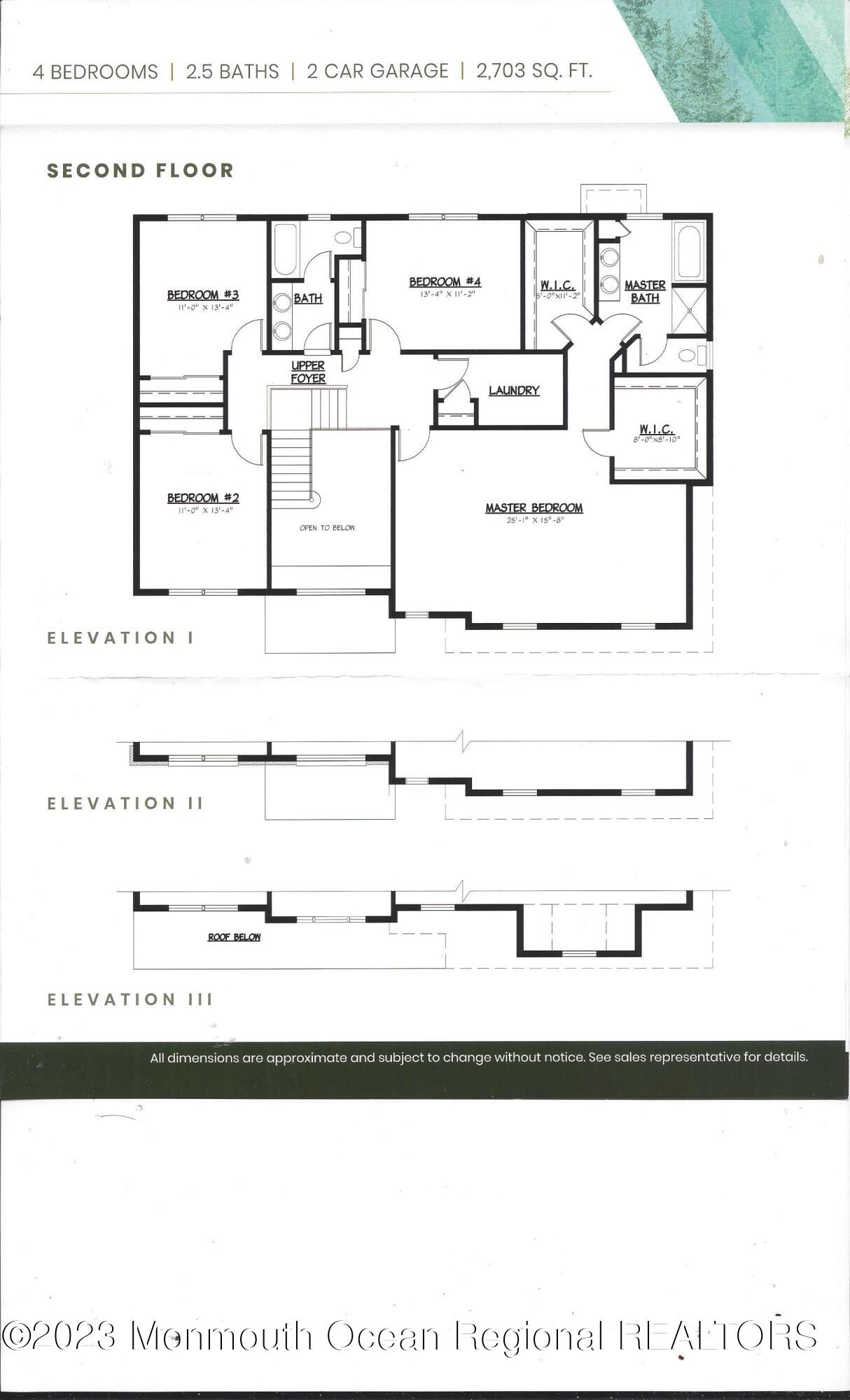 10 Tasha Lane Howell, NJ 07731 - Photo 8 of 8 Amherst floor plan 2nd floor
