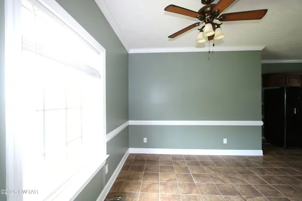 a view of an empty room