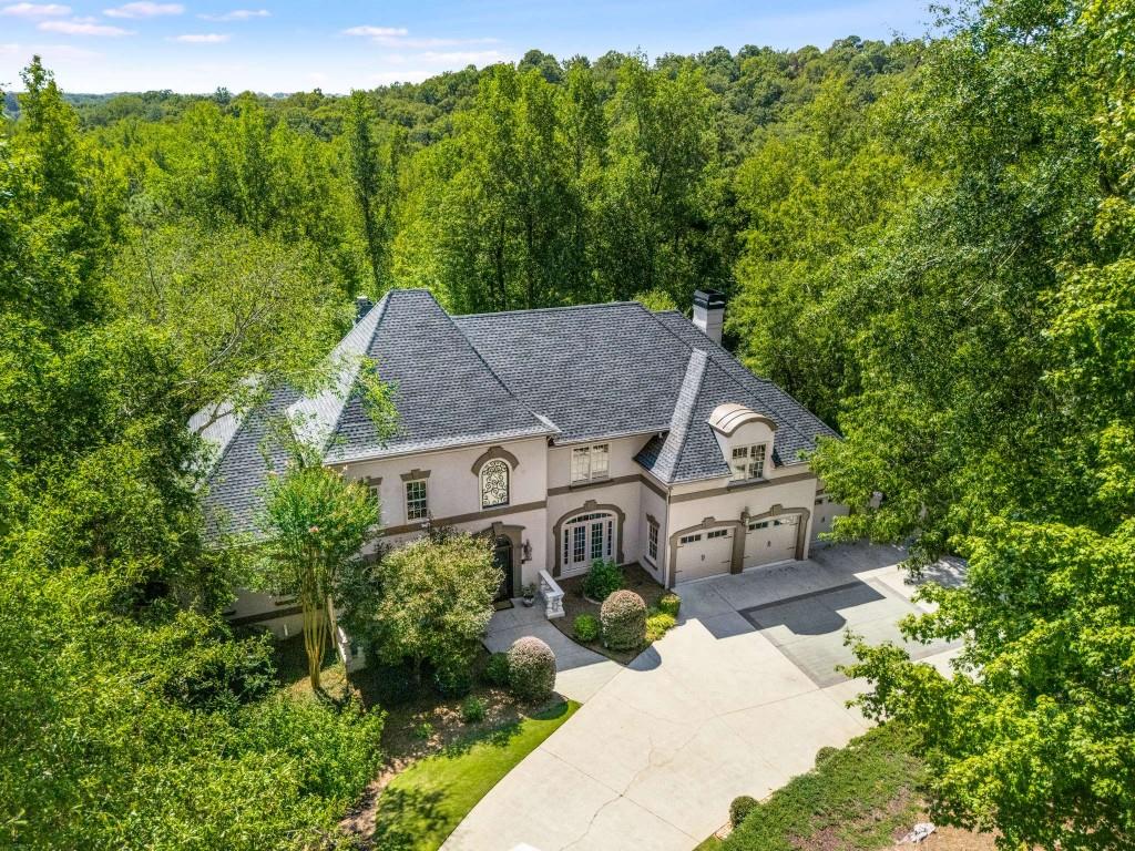 8345 Jett Ferry Road Sandy Springs, GA 30350 - Photo 57 of 61 an aerial view of a house with a yard