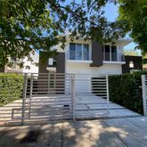 a house view with a outdoor space