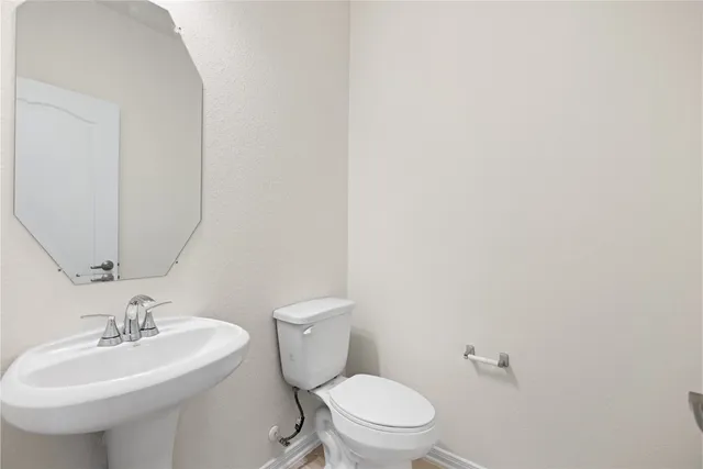 a close up view of closet