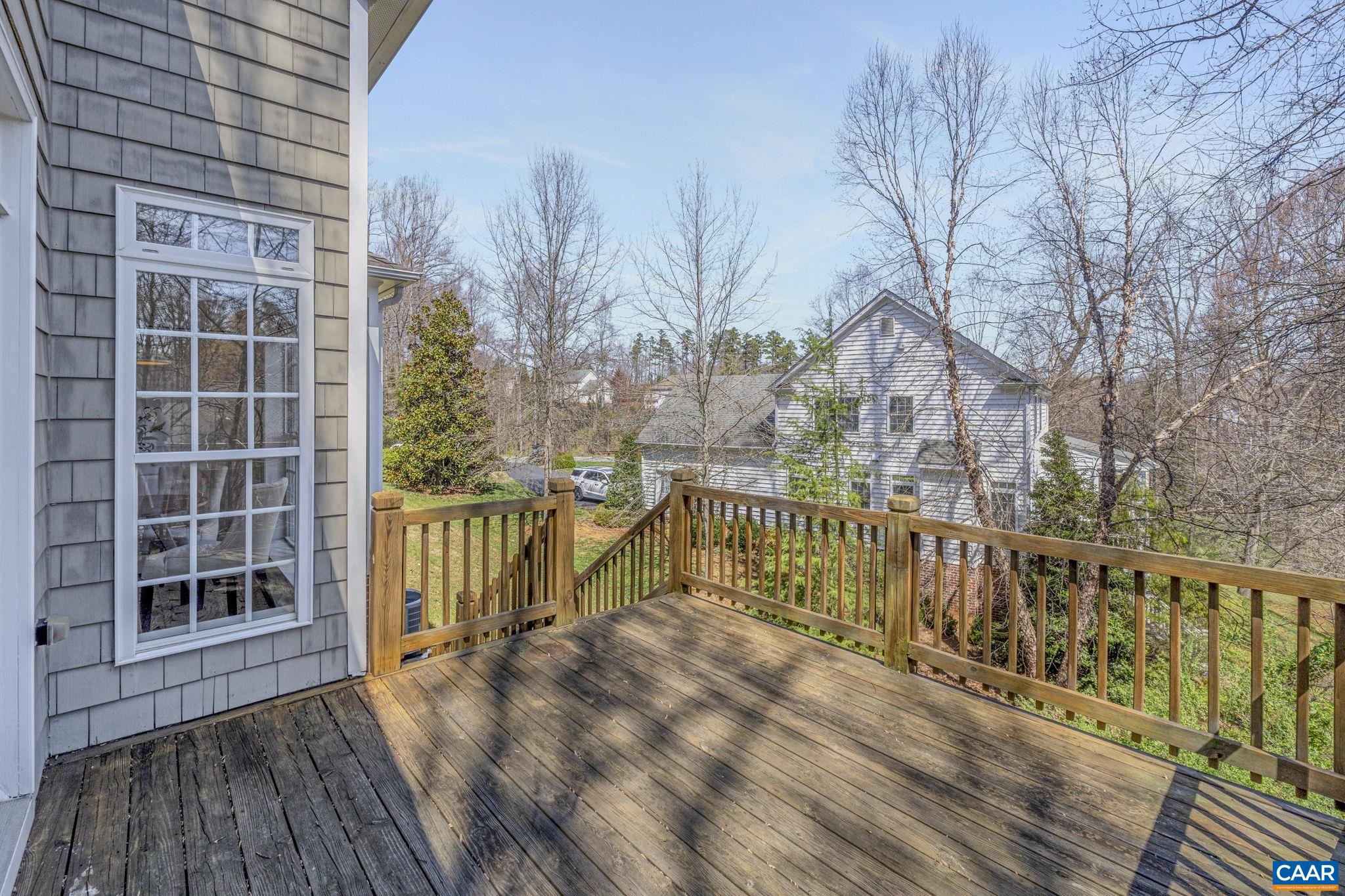 1347 Singleton Lane Charlottesville, VA 22903 - Photo 21 of 34 a view of balcony with wooden floor and fence