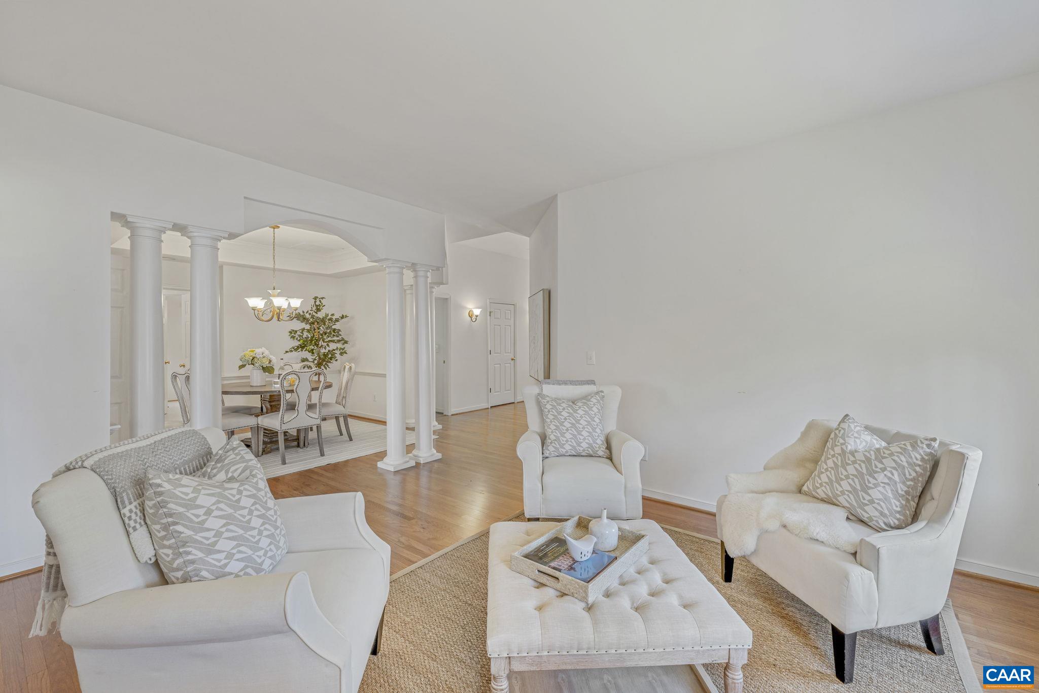 1347 Singleton Lane Charlottesville, VA 22903 - Photo 10 of 34 a living room with furniture and a table
