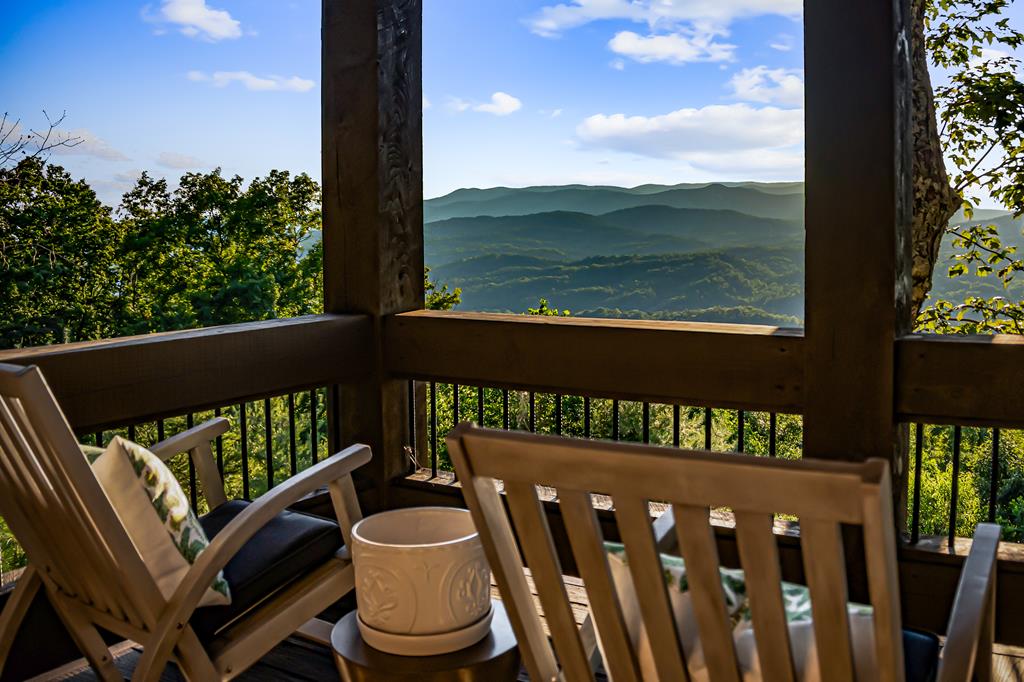 520 Overlook Drive Blue Ridge, GA 30513 - Photo 18 of 84 a view of a chairs in balcony