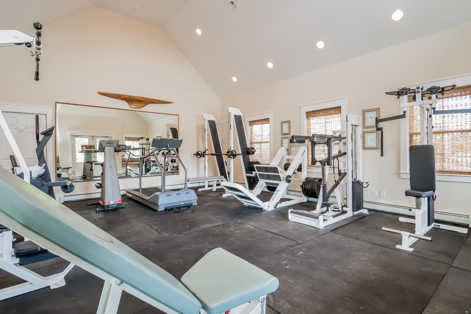 16 Blazing Star Road Nantucket, MA 02554 - Photo 31 of 35 a view of a room with gym equipment