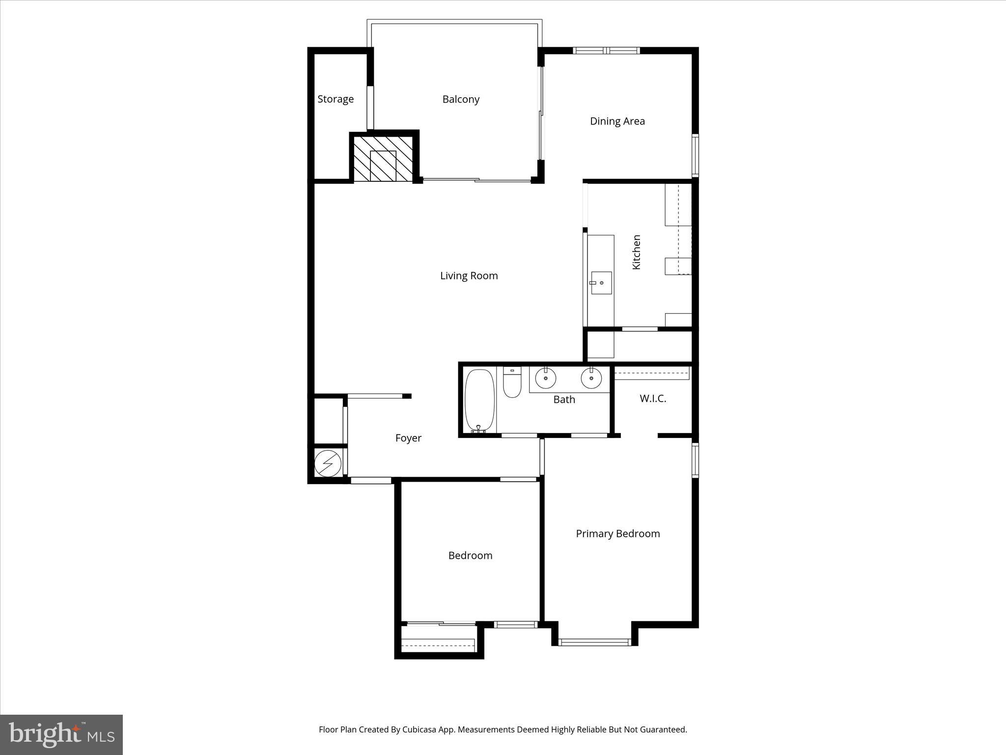 4524 28th Road South, Unit E Arlington, VA 22206 - Photo 43 of 43 Floor Plan
