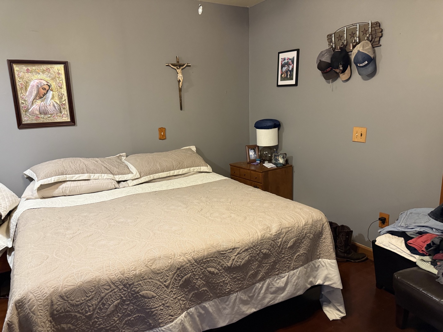 218 West 1st Street Spring Valley, IL 61362 - Photo 21 of 30 a bedroom with a bed and hallway