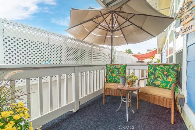 a outdoor space with furniture