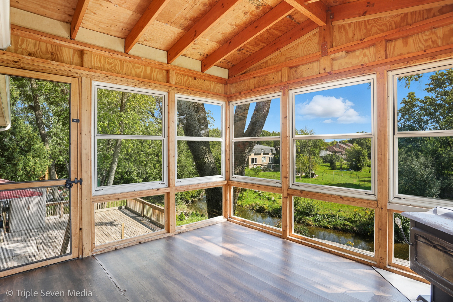 11307 German Church Road Willow Springs, IL 60480 - Photo 26 of 49 a view of a room with wooden floor and iron stairs