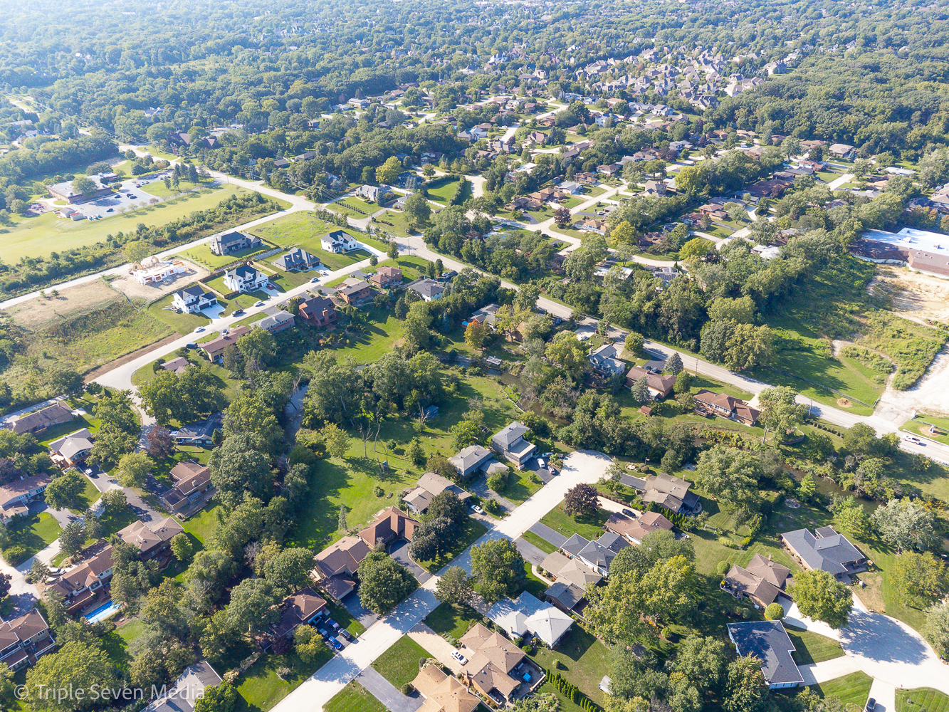 11307 German Church Road Willow Springs, IL 60480 - Photo 10 of 49 an aerial view of residential houses with outdoor space