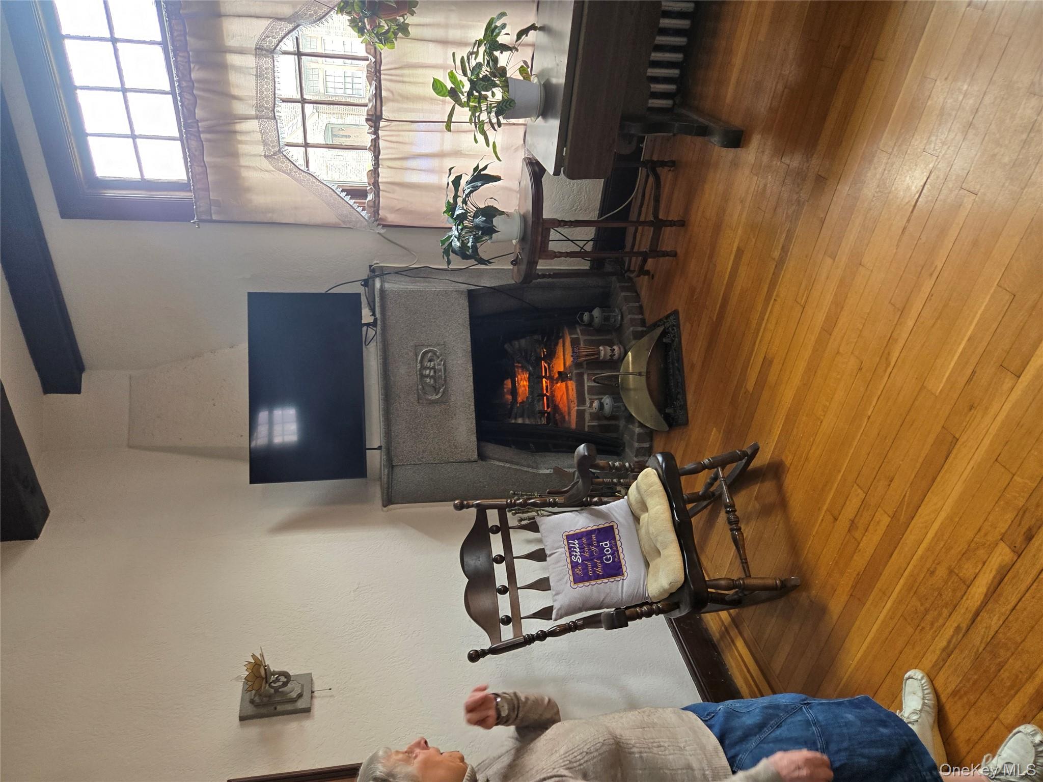 89-12 Rutledge Avenue Queens, NY 11385 - Photo 6 of 13 a living room with furniture and a fireplace