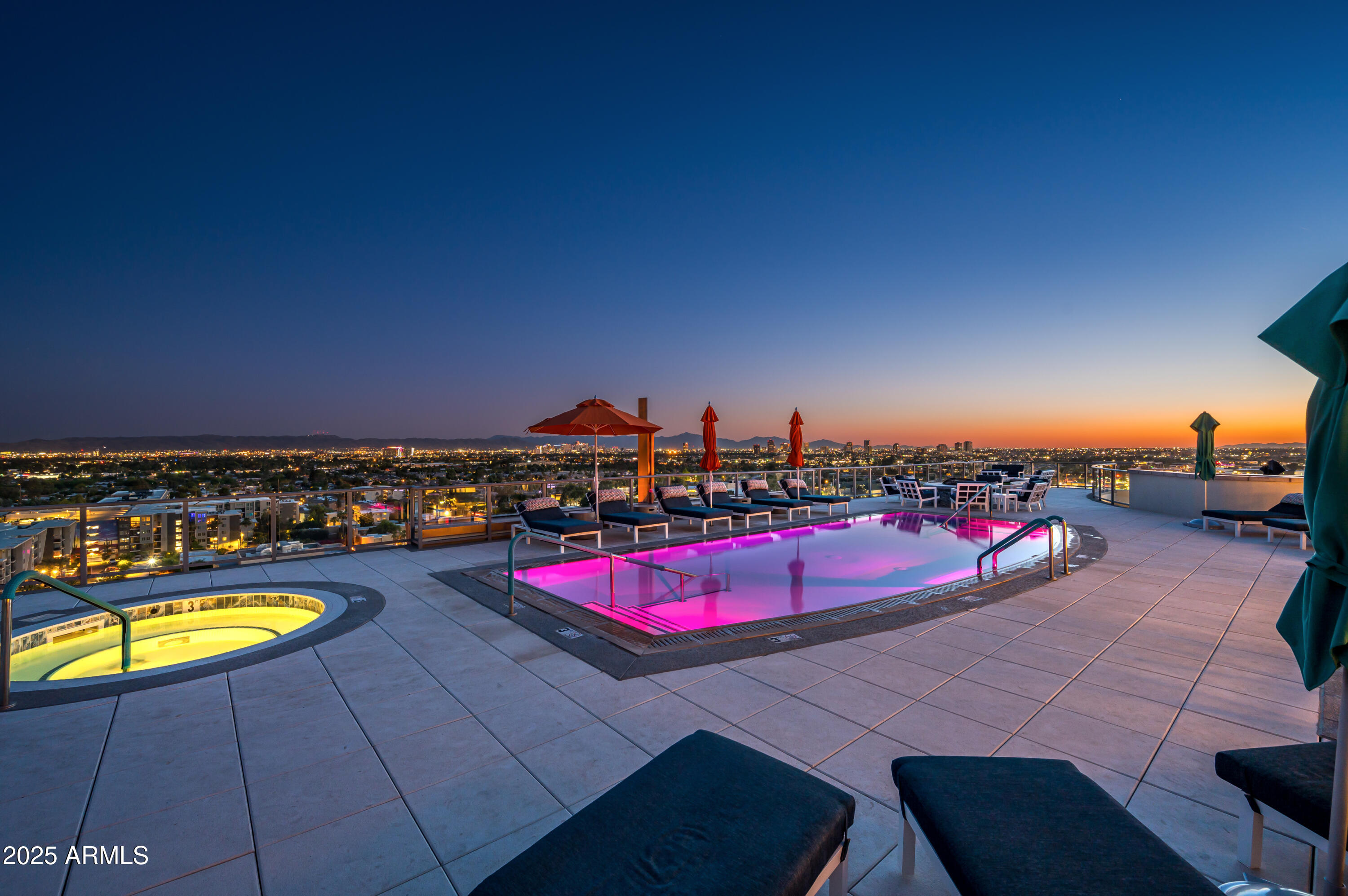 2211 East Camelback Road, Unit 601 Phoenix, AZ 85016 - Photo 44 of 61 Rooftop Pool