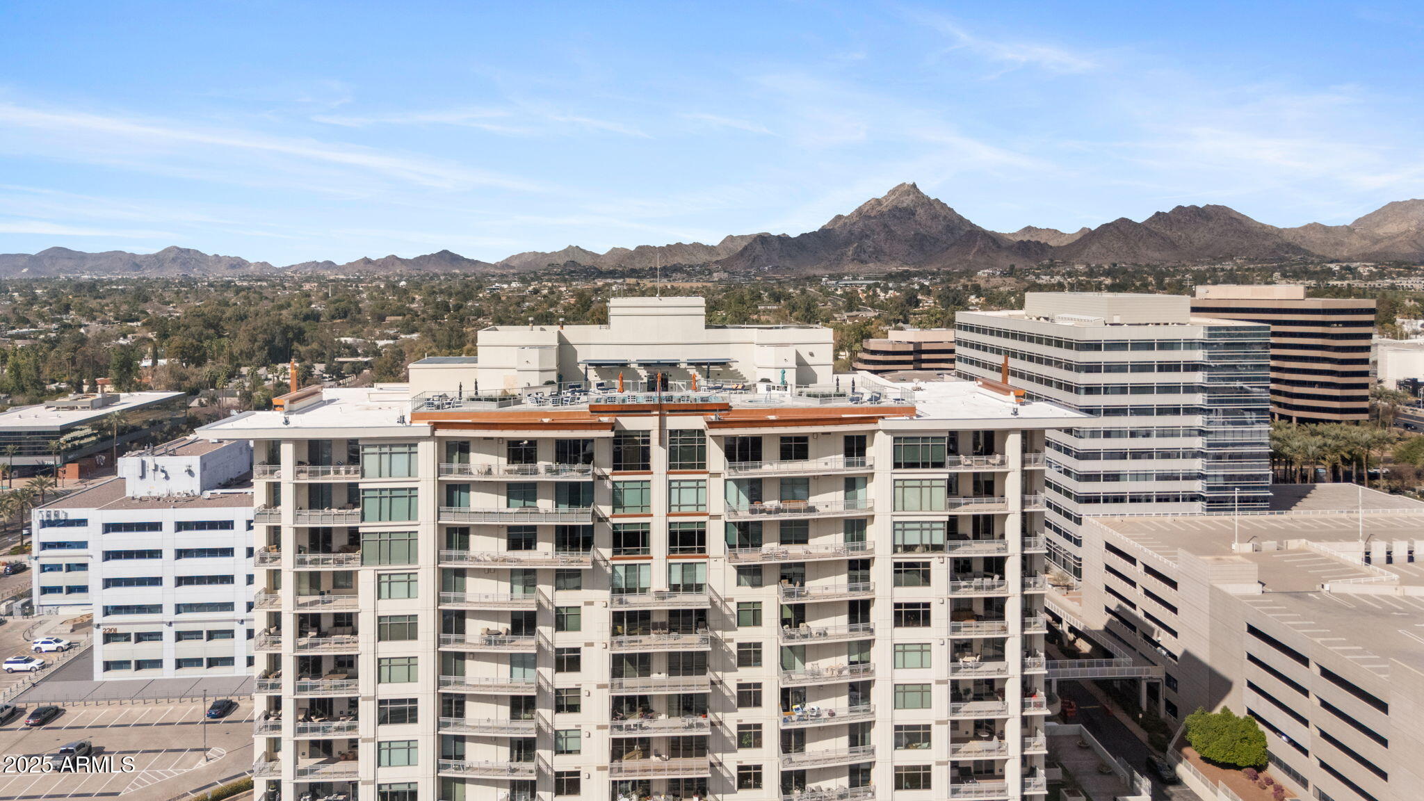 2211 East Camelback Road, Unit 601 Phoenix, AZ 85016 - Photo 48 of 61 a view of a city with tall buildings
