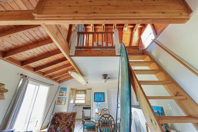 a view of a lake with mountains in the background