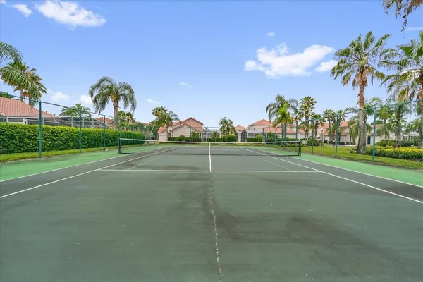 a view of a basketball court