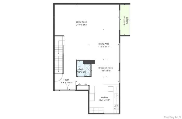 a picture of a floor plan