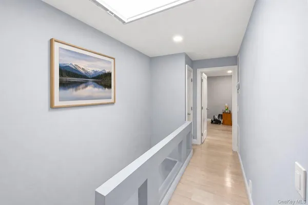 a view of a hallway with interior of the house