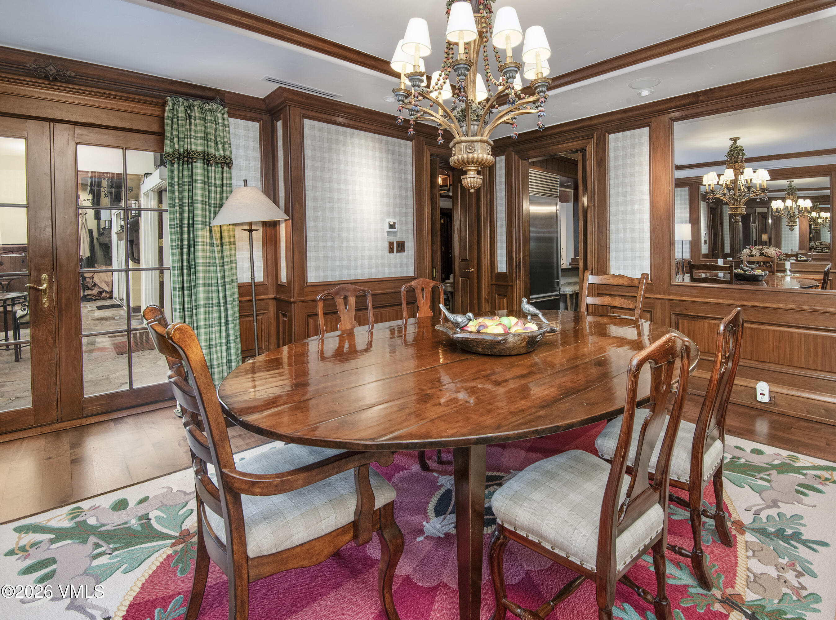 458 Vail Valley Drive, Unit R5 Vail, CO 81657 - Photo 10 of 39 Dining Room open to Patio