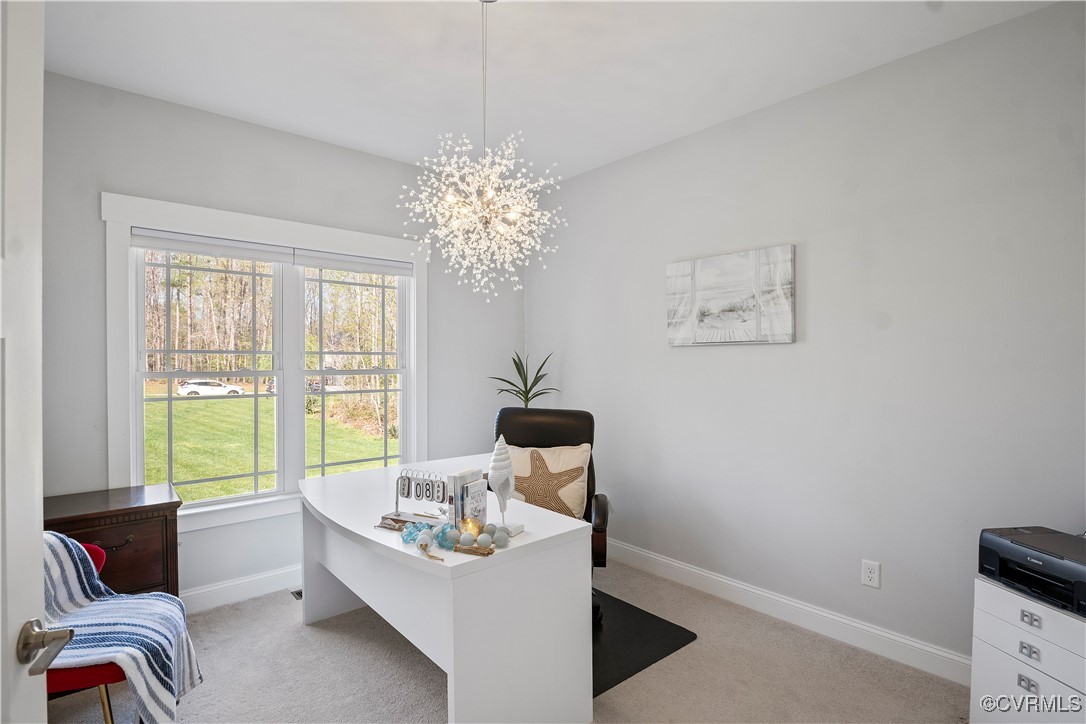 6213 Round Rock Road Chesterfield, VA 23838 - Photo 24 of 45 3rd bedroom on 1st floor could be used for office