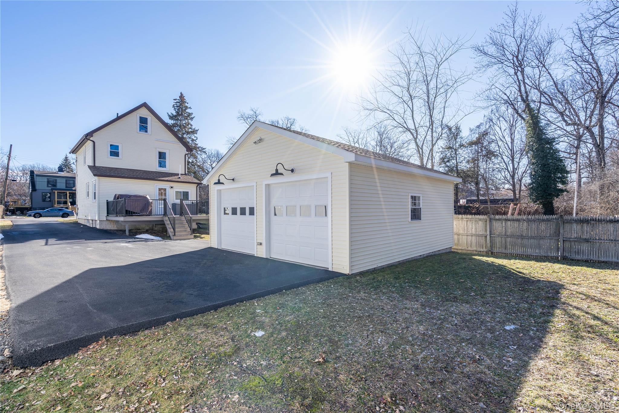 28 Maple Street Cornwall, NY 12518 - Photo 19 of 32 View of detached garage and back of house.