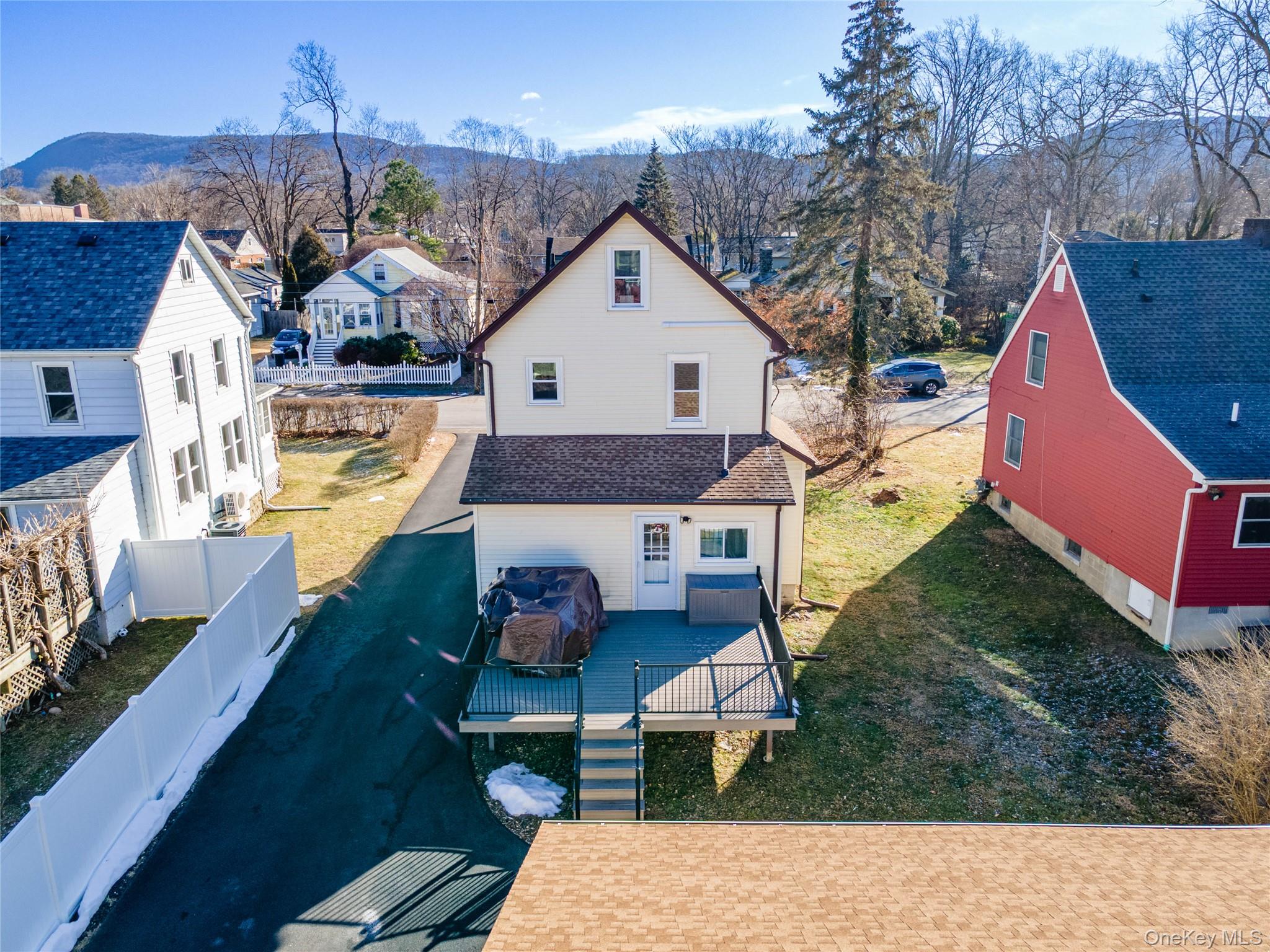 28 Maple Street Cornwall, NY 12518 - Photo 27 of 32 Aerial view of back of house.