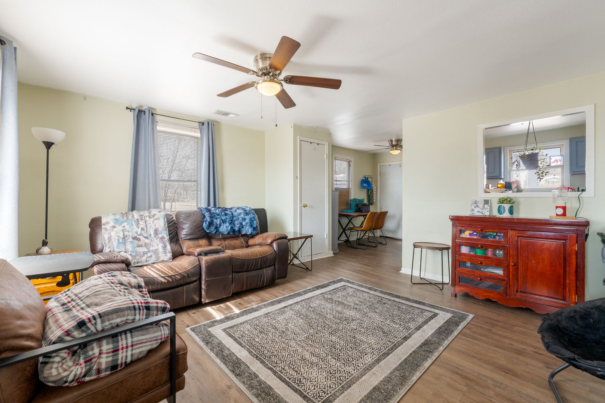 6129 Farm To Market 2313 Kempner, TX 76539 - Photo 18 of 28 a living room with furniture and wooden floor