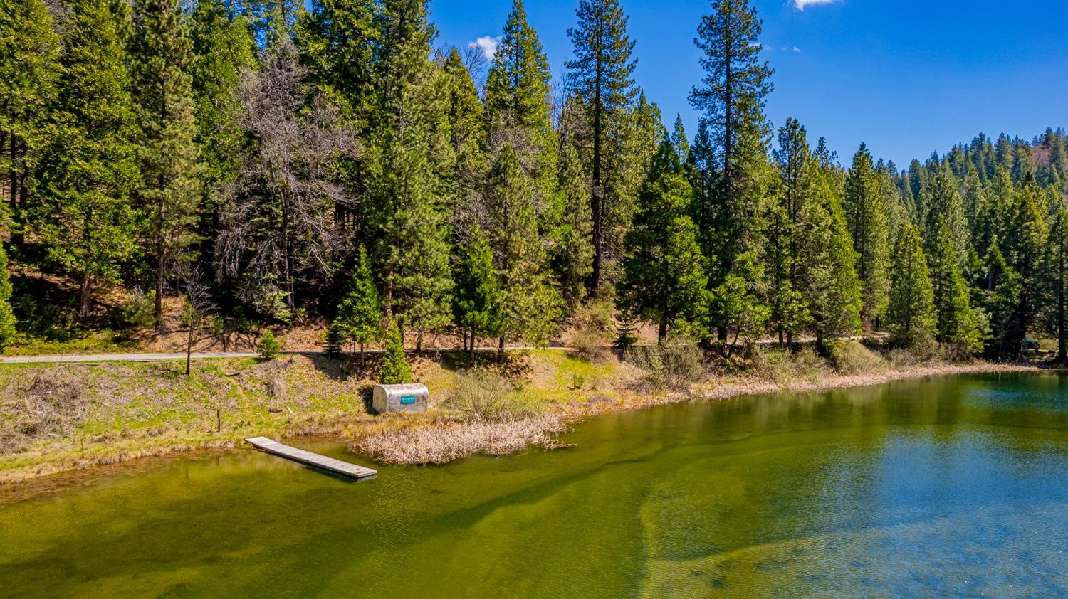50054 Poplar Road Oakhurst, CA 93644 - Photo 32 of 34 a view of a lake with houses