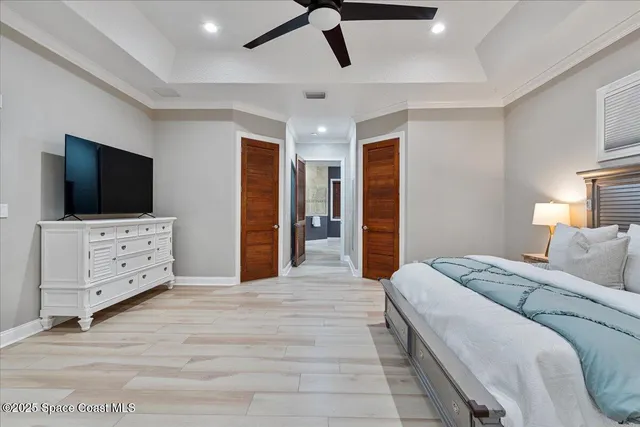 a view of a house with swimming pool and a big yard