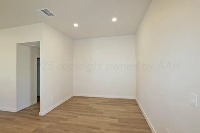 a view of an empty room