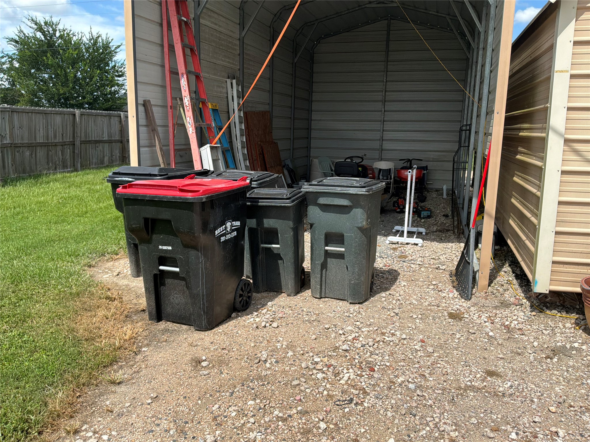 Rv or boat storage.