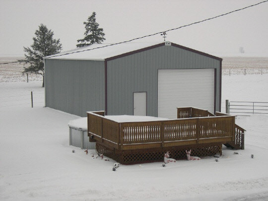 2519 South Chamberlain Road Esmond, IL 60129 - Photo 3 of 6 a view of backyard with deck and deck