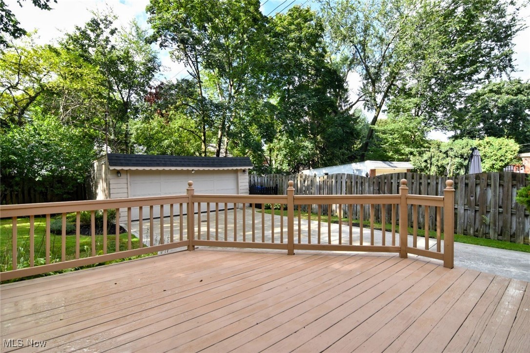 3898 Tyndall Road Cleveland, OH 44118 - Photo 35 of 38 View of Yard from Deck